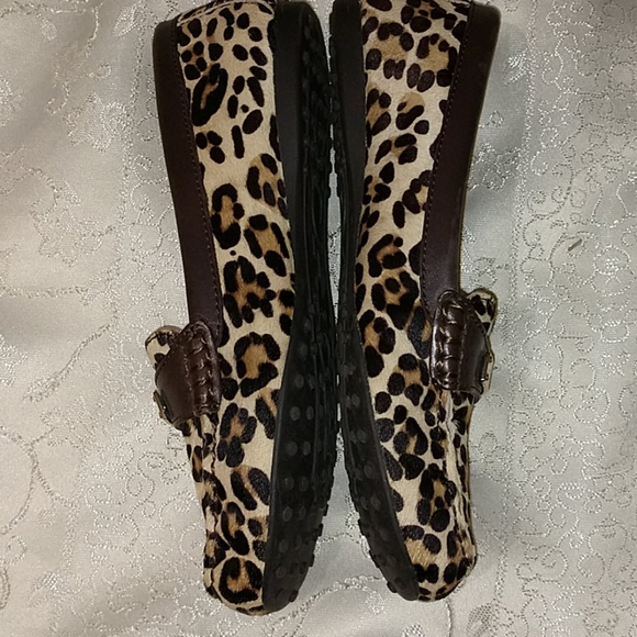 Coach Fredricka  leopard animal print loafers - Picture 3 of 4